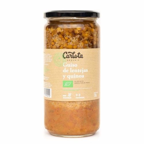 GUISAT DE LLENTIES AMB QUINOA BIO