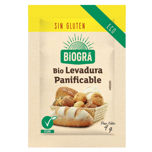 Llevat per a Pa en Pols BIO Biogra (Expositor de 40 sobres)