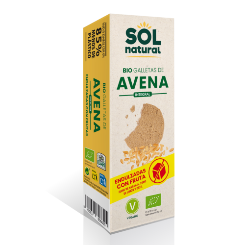 Galetes d'Avena Endolcides amb Fruita BIO