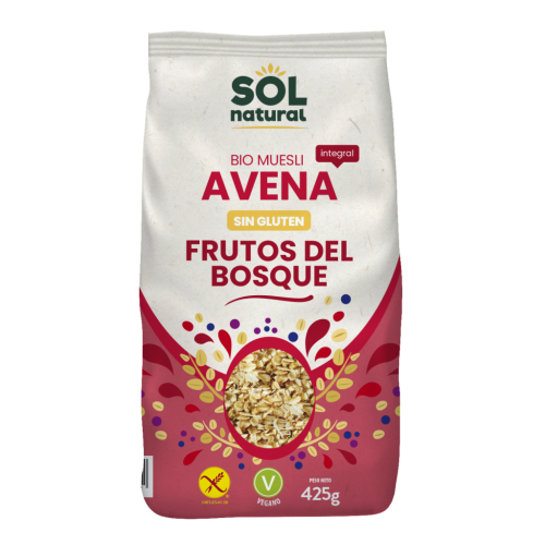 Muesli d'Avena Fruita del Bosc Sense Gluten BIO