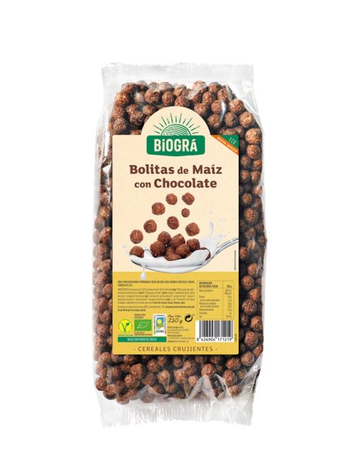 Boletes de blat de moro amb xocolata 250g