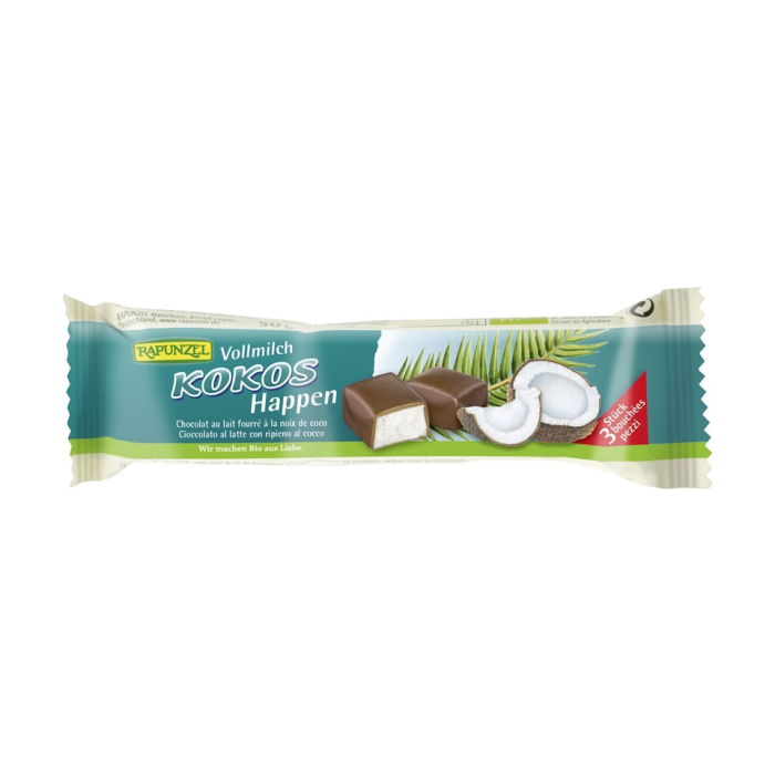 Barreta Coco Xocolata amb Llet Rapunzel 50 G