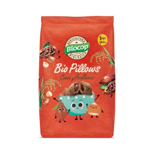 BIOPILLOWS CACAU AVELLANES S/G BIOCOP 300 G