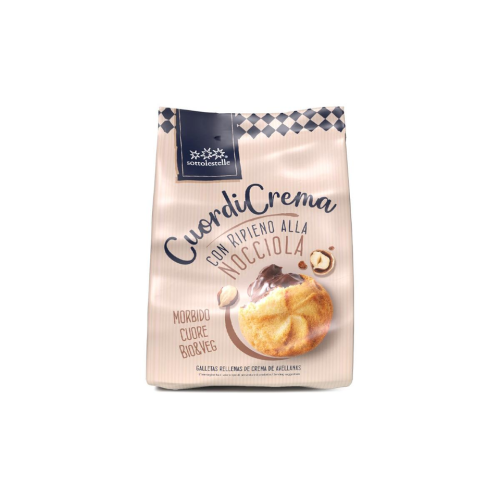 Galetes farcides de crema d’avellanes i xocolata Sotto 200 g