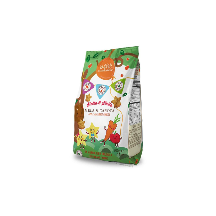 Galetes Poma Pastanaga Stella&Stello Sotto 300G