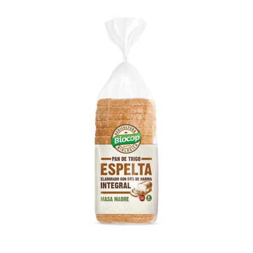 PAN MOLDE TRIGO ESPELTA INTEGRAL BIOCOP  400 G