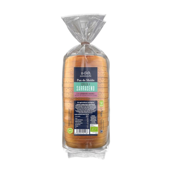 Pa de Motlle Espelta i Fajol Sotto 400 G